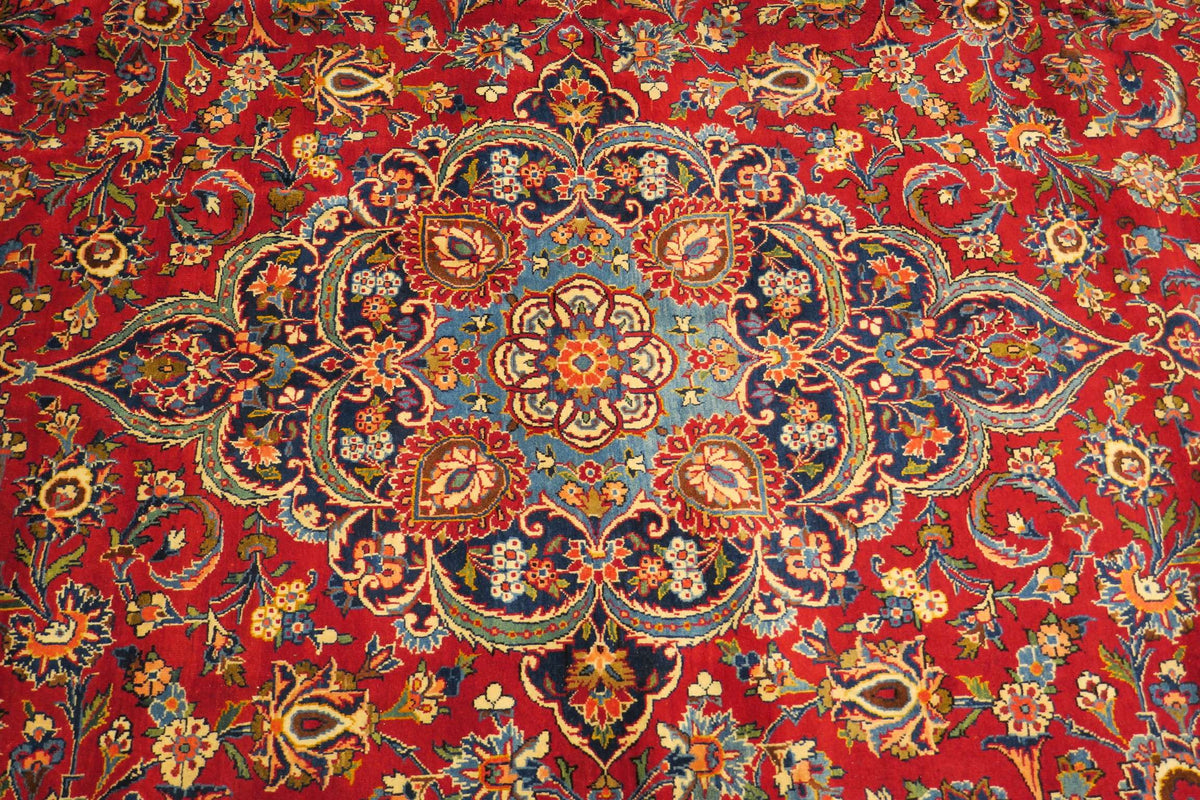8' 0" x 11' 1" Persian Kashan Rug image 5