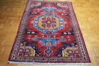 4' 2" x 6' 4" Persian Hamadan Rug image 8