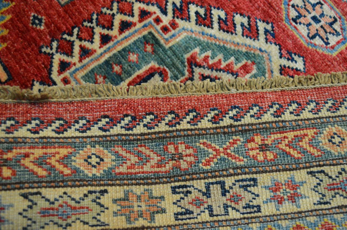 3' 4" x 4' 8" Pakistan Kazak Rug image 11