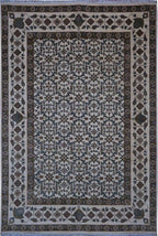 6' 0" x 9' 0" India Tabriz Rug image 0