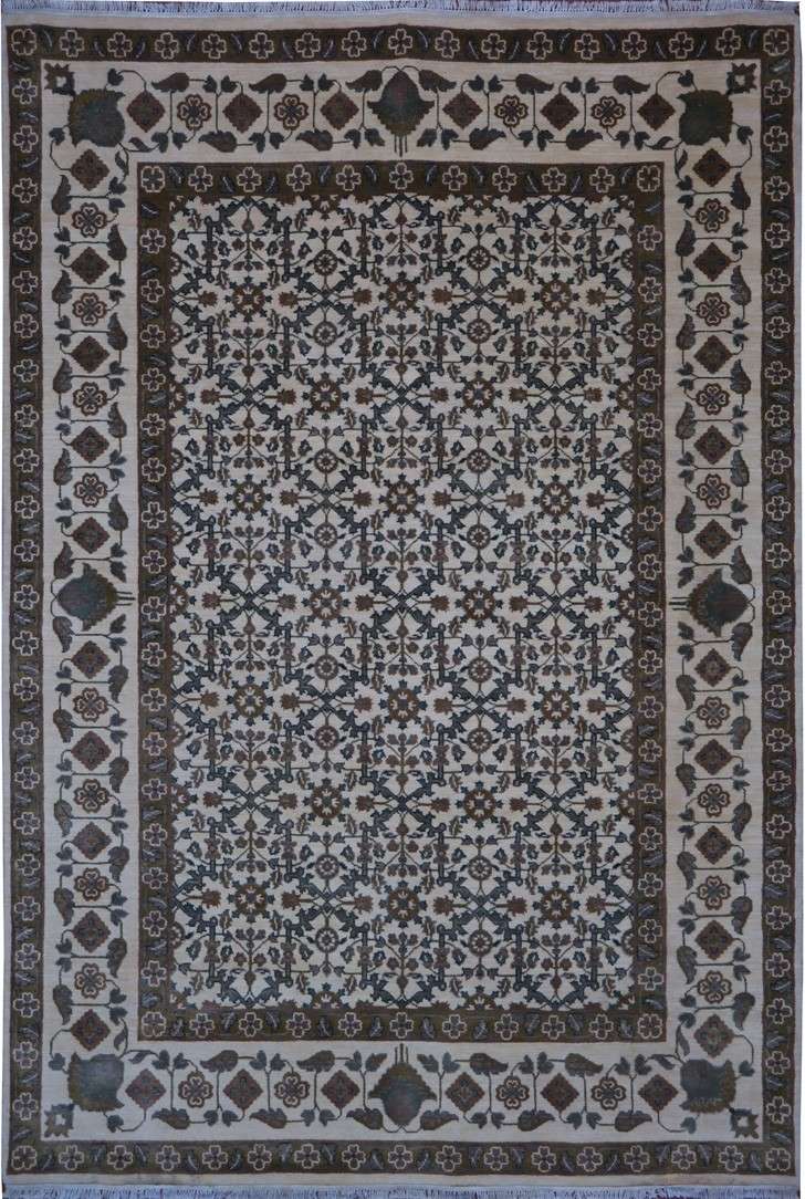 6' 0" x 9' 0" India Tabriz Rug image 0