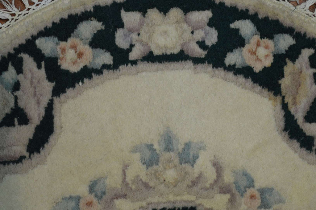 3' 0" x 3' 0" China Tabriz Round Rug image 2