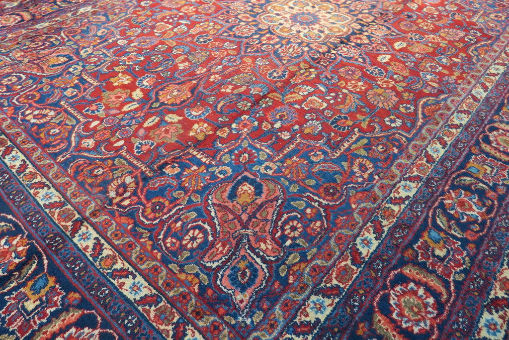 8' 5" x 11' 6" Vintage Khorasan Rug image 9