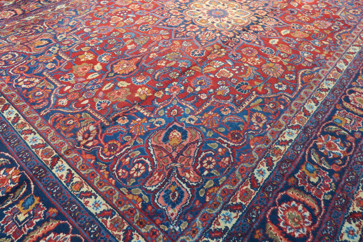 8' 5" x 11' 6" Vintage Khorasan Rug image 9