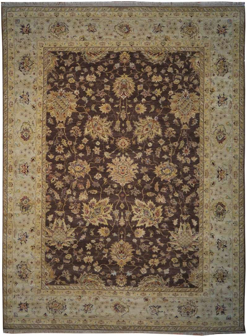 9' 2" x 12' 1" India Sultanabad Rug image 0