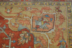 7' 8" x 10' 3" India Serapi Rug image 7