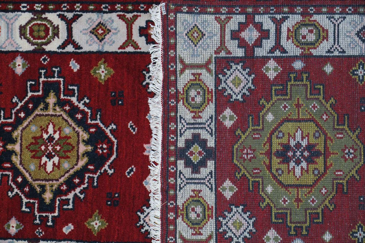 2' 8" x 10' 2" India Kazak Runner image 1