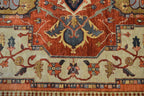11' 8" x 14' 8" India Serapi Rug image 5