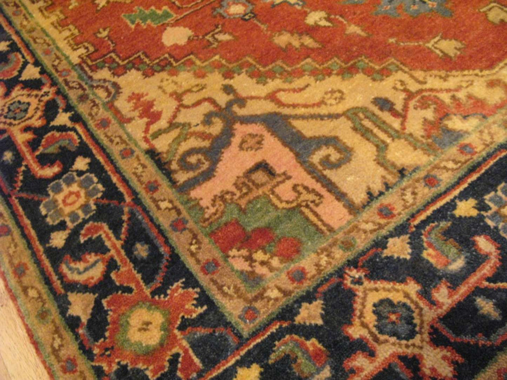 4' 0" x 6' 1" India Serapi Rug image 6