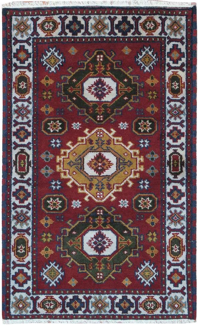 3' 0" x 5' 0" India Kazak Rug image 0