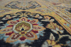 9' 0" x 11' 5" India Agra Rug image 3
