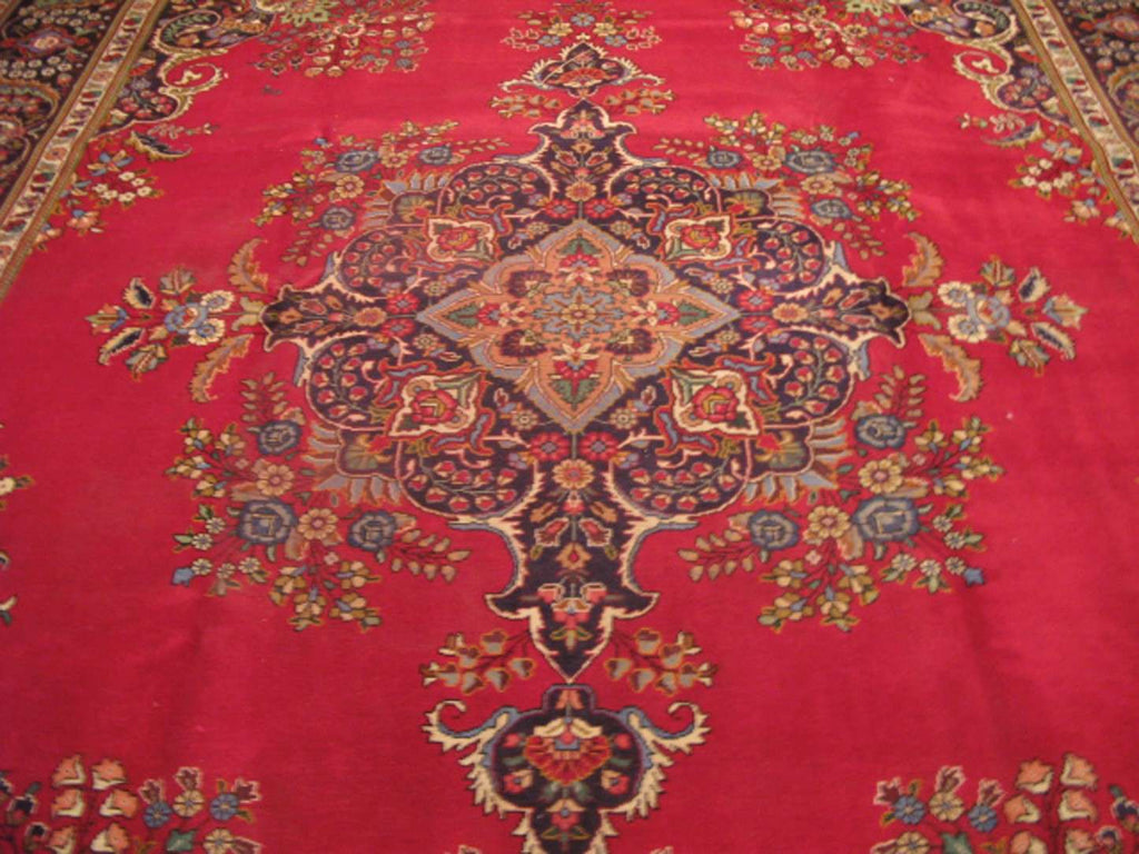 10' 3" x 12' 1" Persian Tabriz Rug image 9
