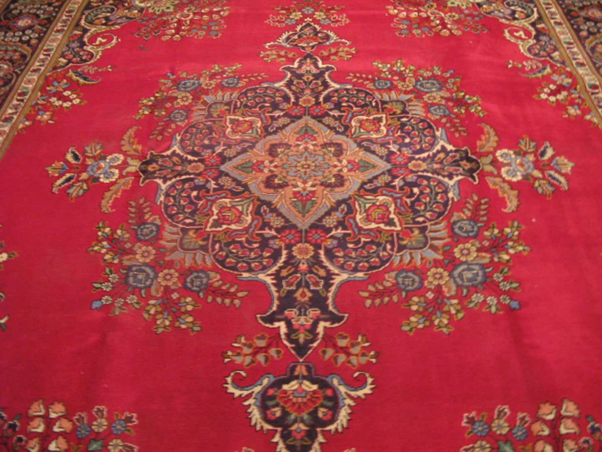 10' 3" x 12' 1" Persian Tabriz Rug image 9