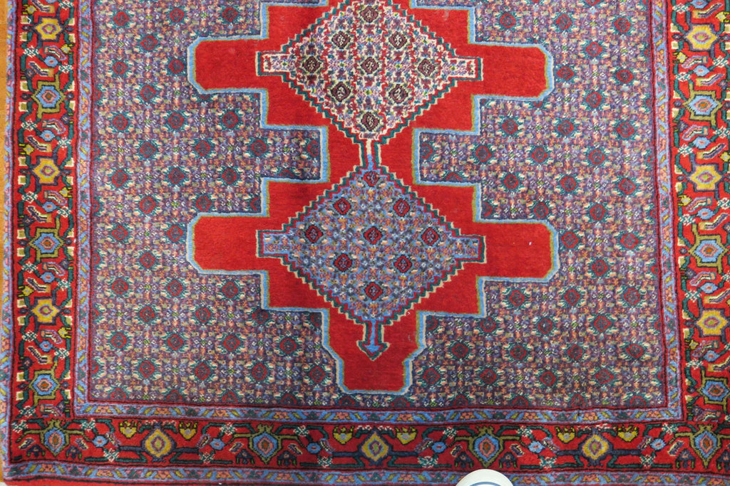 3' 4" x 12' 10" Vintage Sanandaj Runner image 8