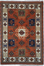 4' 0" x 6' 0" India Kazak Rug image 0