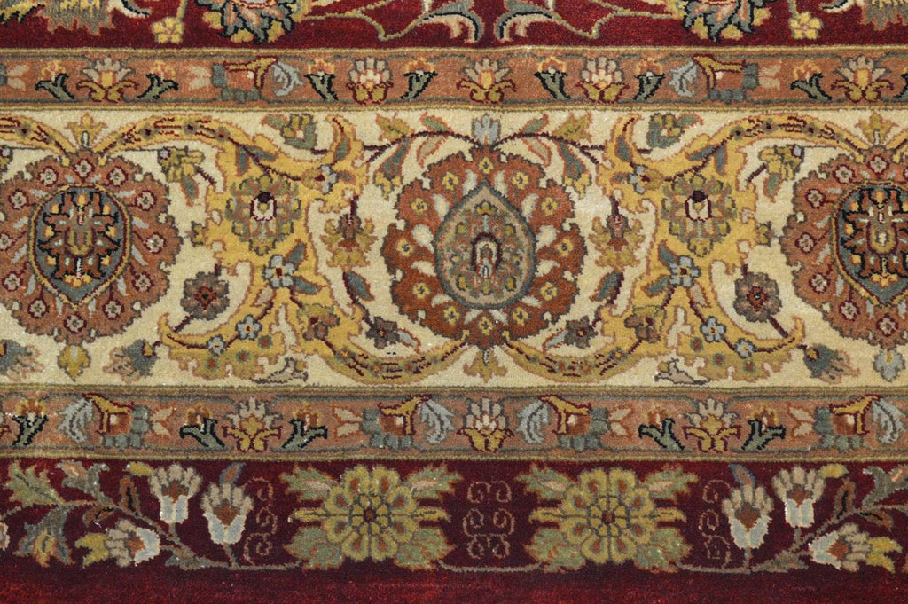 9' 0" x 12' 1" India Agra Rug image 5