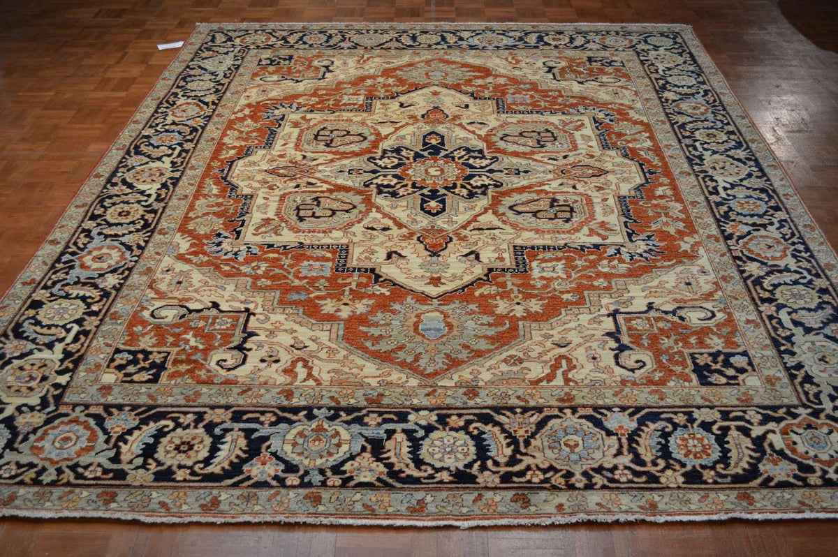 8' 0" x 9' 8" Pakistan Serapi Rug image 1