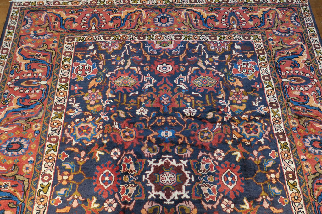 6' 6" x 10' 1" Persian Hamadan Rug image 11