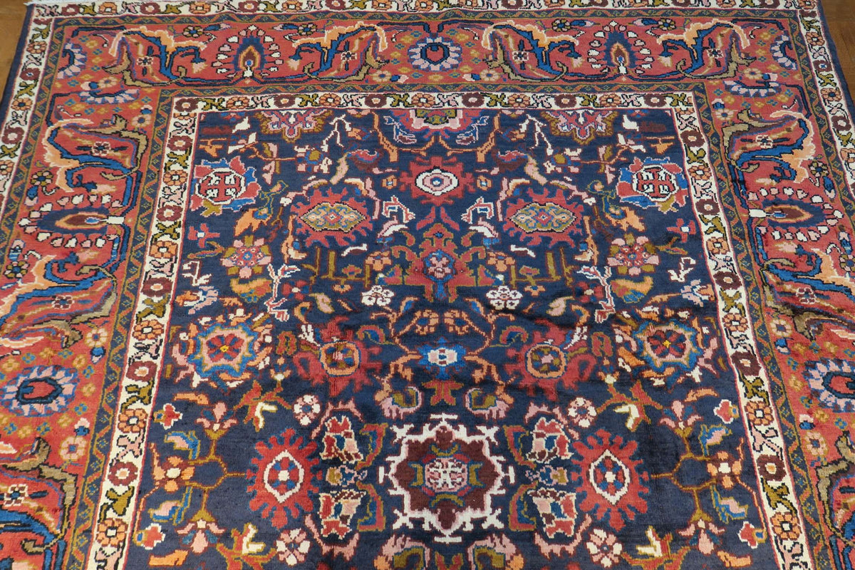 6' 6" x 10' 1" Persian Hamadan Rug image 11