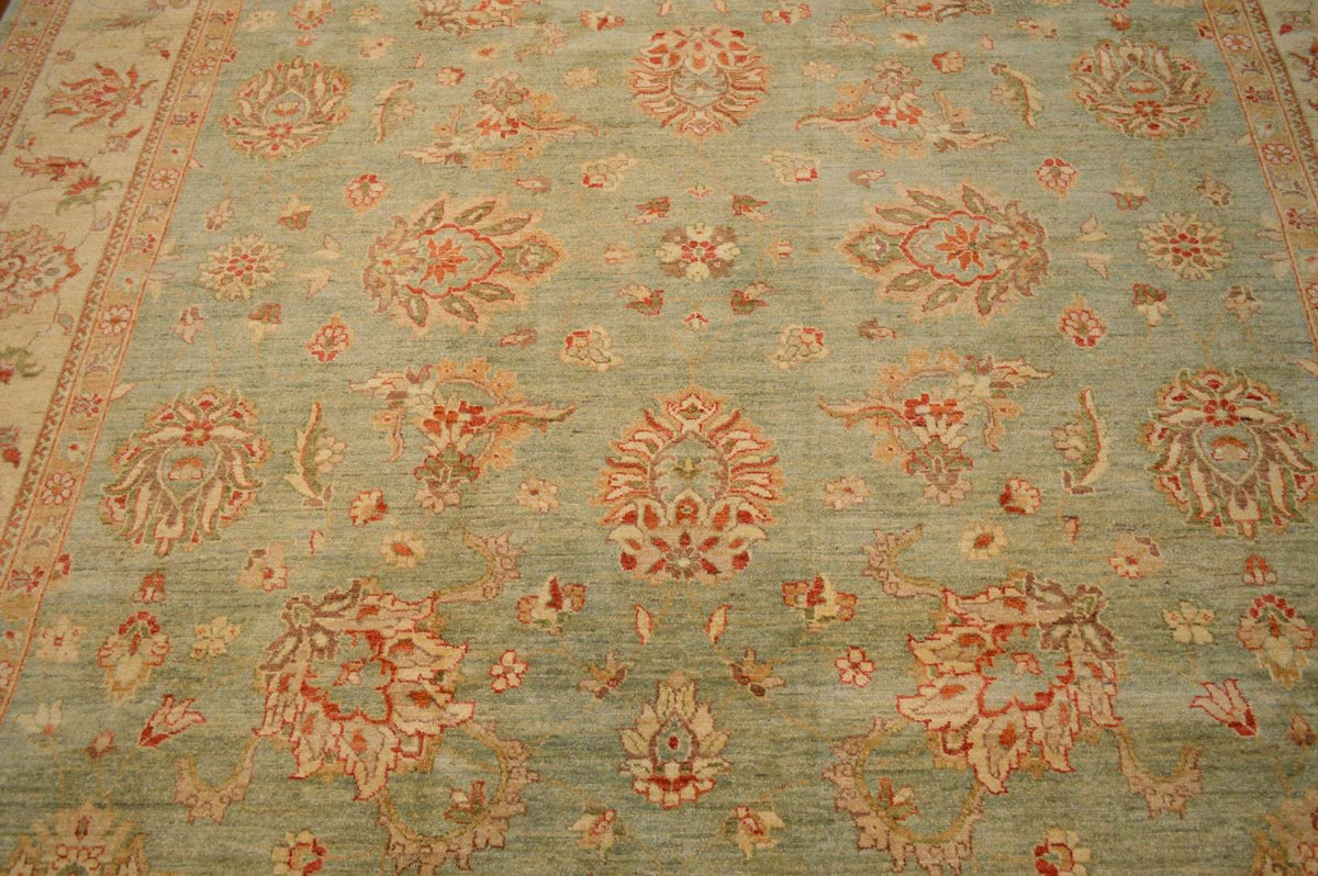 8' 8" x 11' 1" Pakistan Kazak Rug image 11