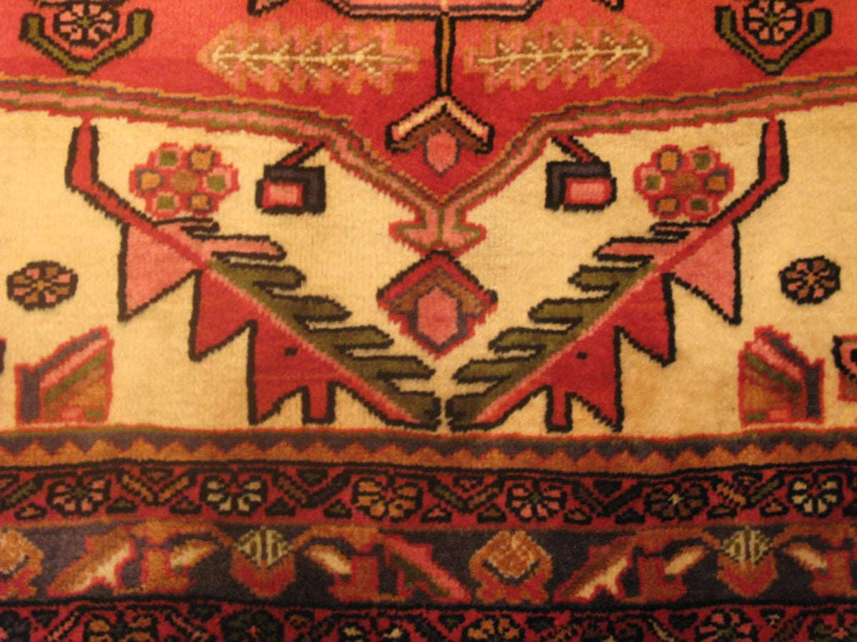 3' 9" x 10' 7" Persian Heriz Runner image 3