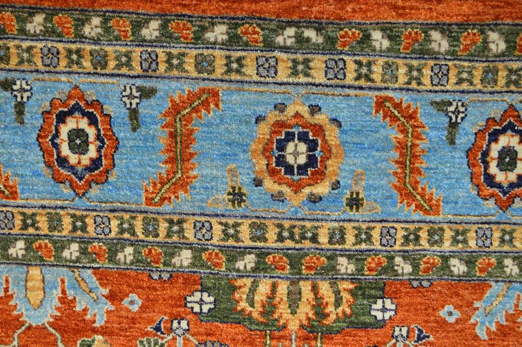 6' 8" x 10' 6" Pakistan Kazak Rug image 8