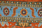 6' 8" x 10' 6" Pakistan Kazak Rug image 8