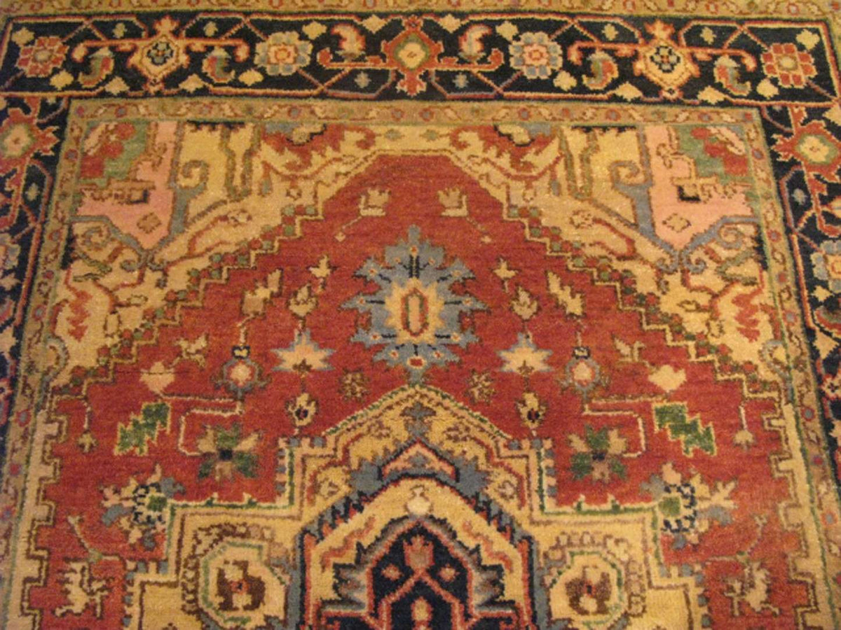 4' 0" x 6' 1" India Serapi Rug image 3