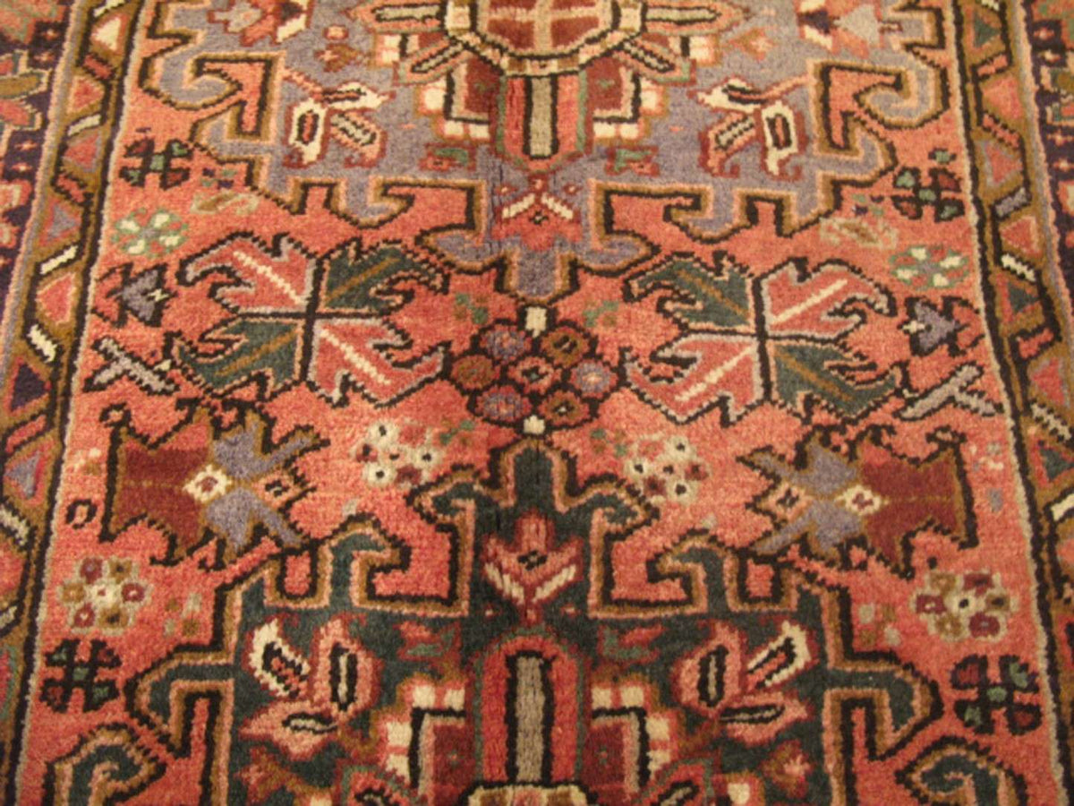 3' 6" x 10' 5" Persian Heriz Runner image 7
