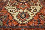 4' 0" x 6' 0" India Serapi Rug image 4