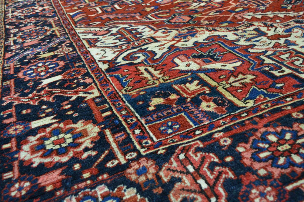 8' 3" x 11' 2" Persian Heriz Rug image 2
