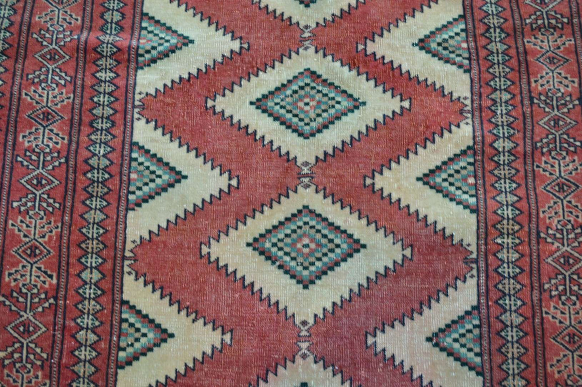 4' 0" x 6' 5" Persian Turkmen Rug image 2