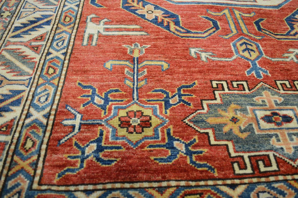 4' 3" x 7' 0" Pakistan Kazak Rug image 6