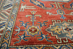4' 3" x 7' 0" Pakistan Kazak Rug image 6
