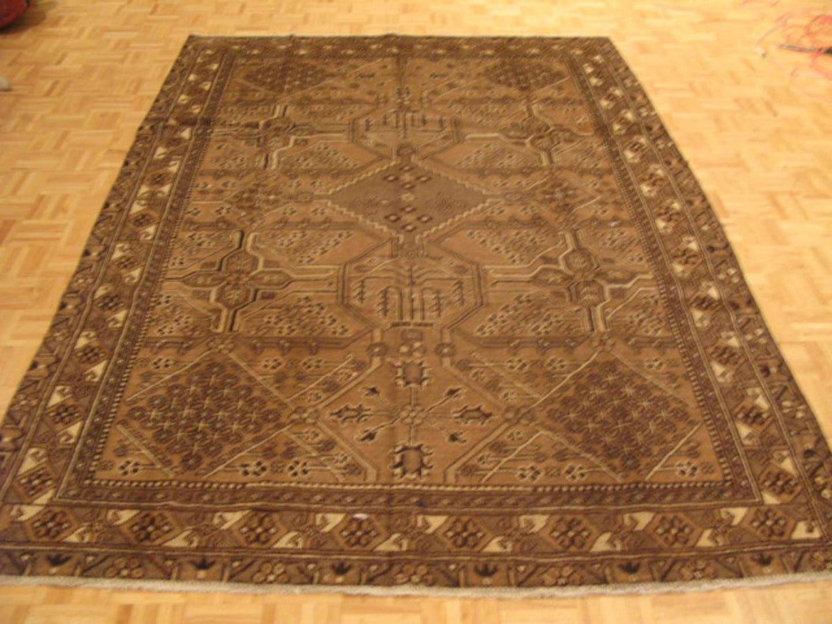 6' 8" x 9' 7" Persian Ferdows Rug image 1