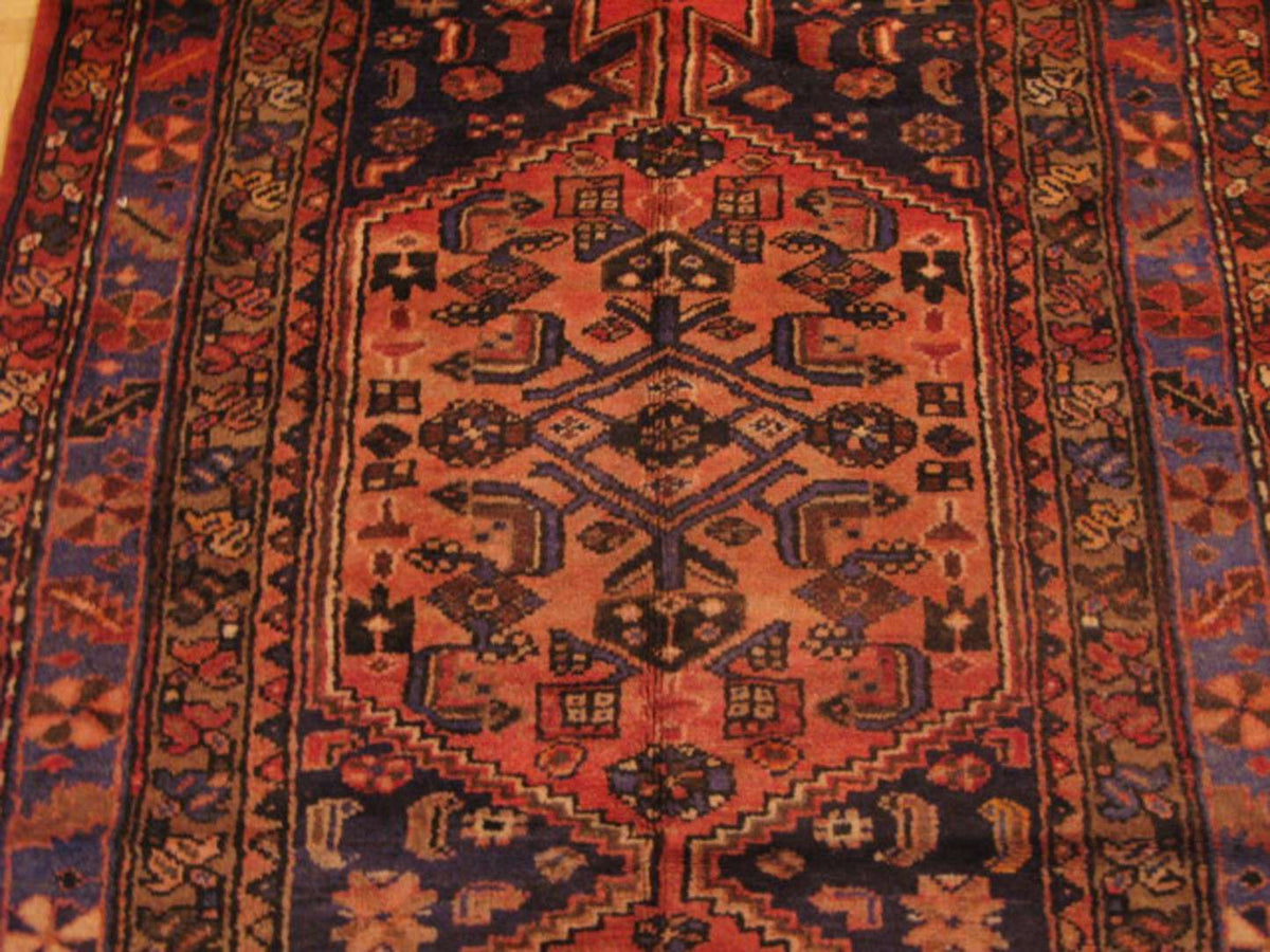 3' 6" x 10' 0" Persian Zanjan Runner image 10