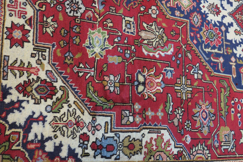 6' 6" x 9' 6" Vintage Tabriz Rug image 7