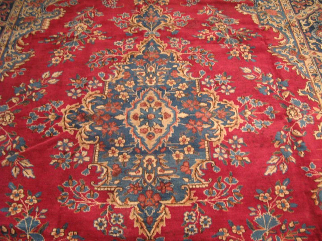 8' 8" x 11' 6" Persian Yaazd Rug image 8