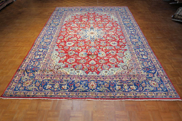 8' 7" x 12' 6" Persian Najafabad Rug image 11