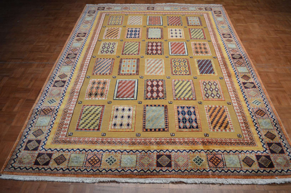 6' 7" x 9' 2" Pakistan Barjasta Rug image 9