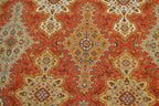 8' 1" x 9' 9" India Agra Rug image 1