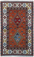 3' 0" x 5' 0" India Kazak Rug image 0