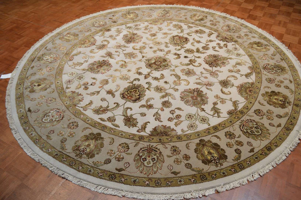 8' 3" x 8' 3" India Jaipur Round Rug image 1