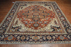8' 0" x 9' 8" Pakistan Serapi Rug image 1