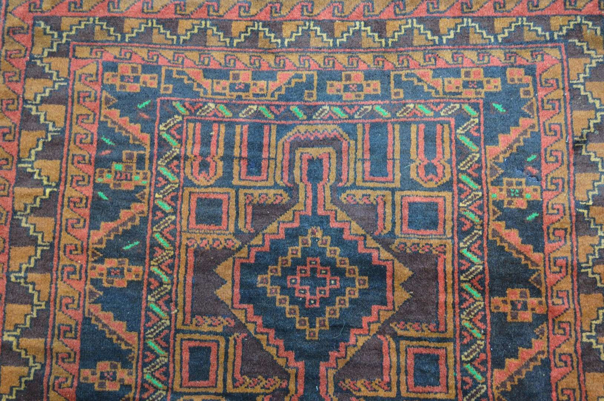 3' 6" x 6' 7" Afghanistan Belouch Rug image 11