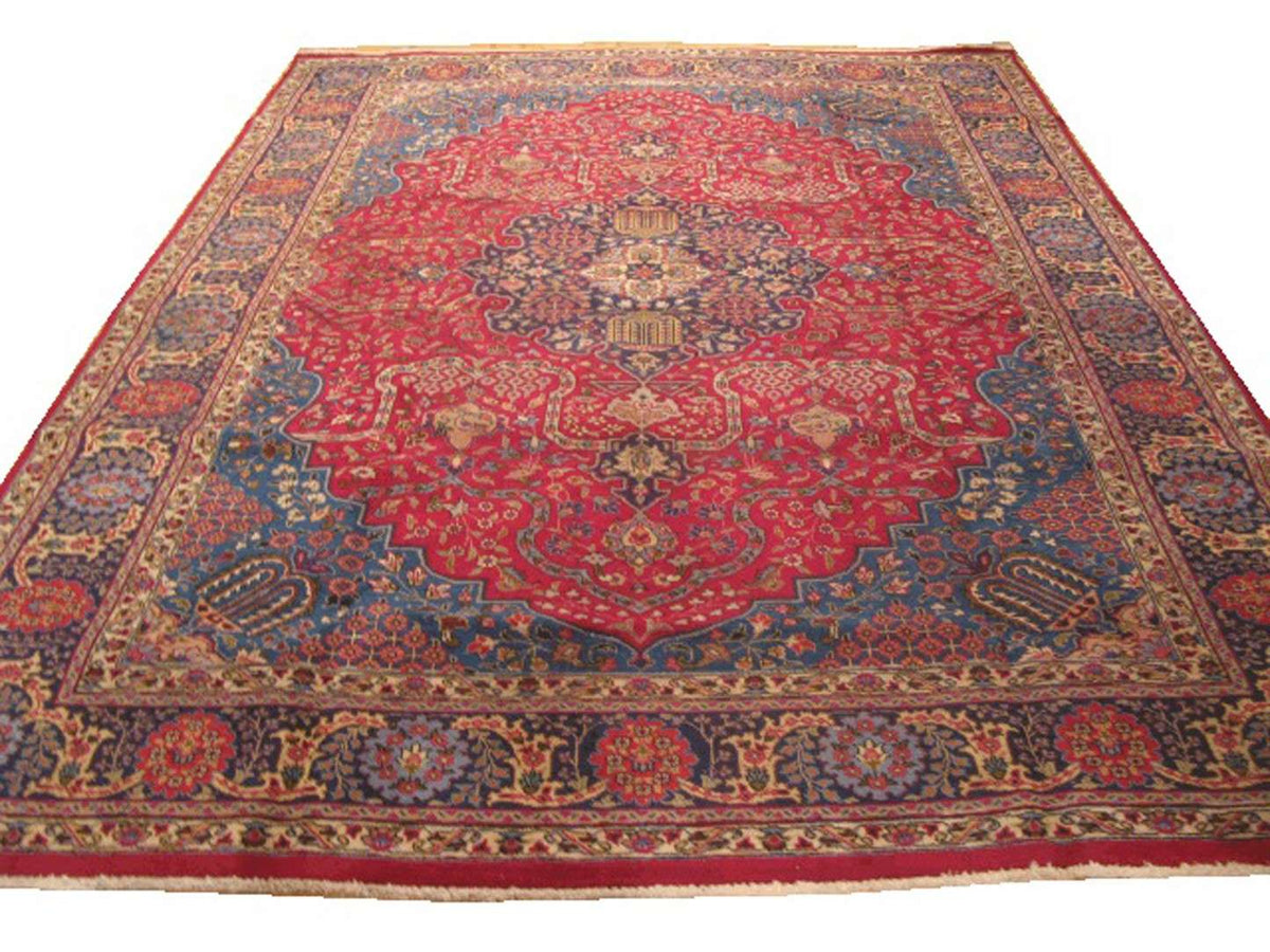 8' 0" x 11' 2" Persian Tabriz Rug image 0