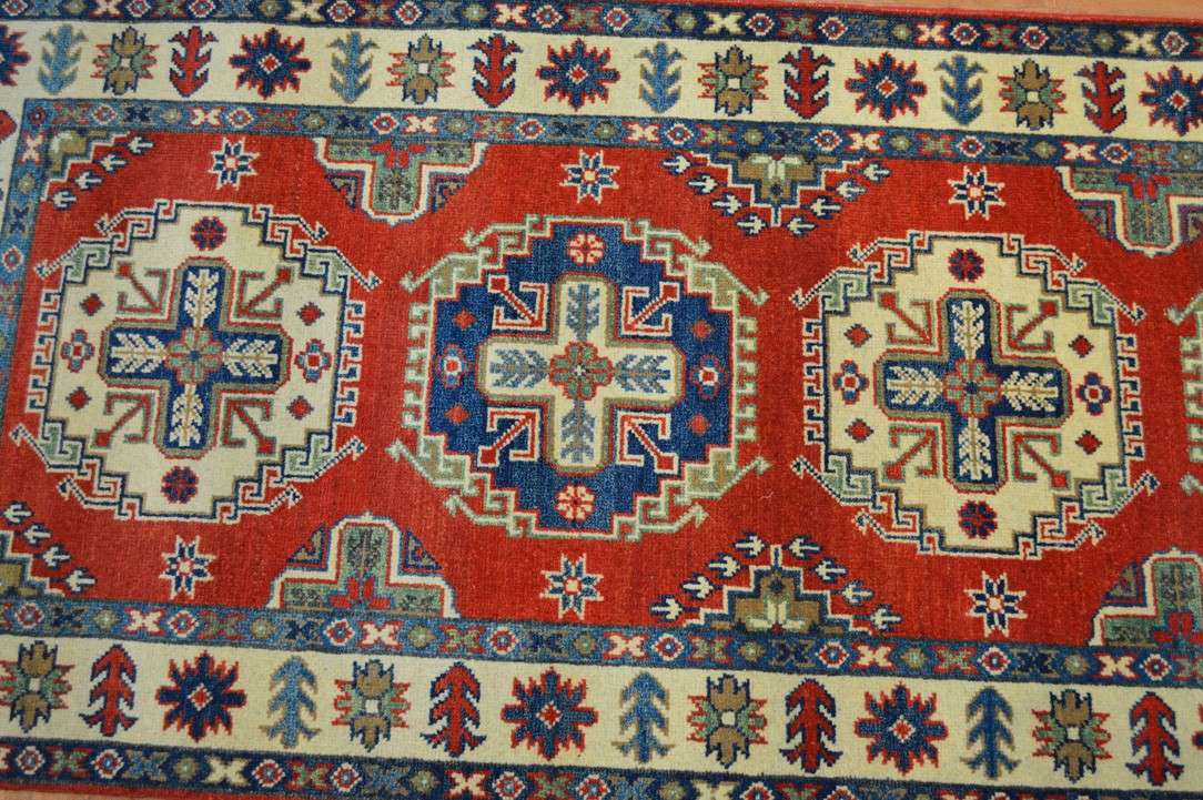2' 8" x 10' 2" Pakistan Kazak Runner image 3