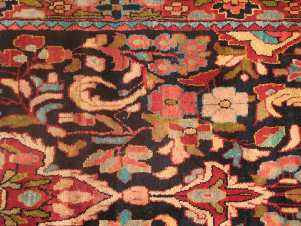 3' 7" x 9' 8" Persian Sarouk Runner image 12