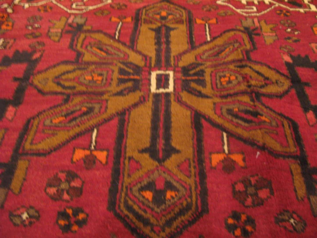 4' 6" x 14' 4" Persian Heriz Runner image 4