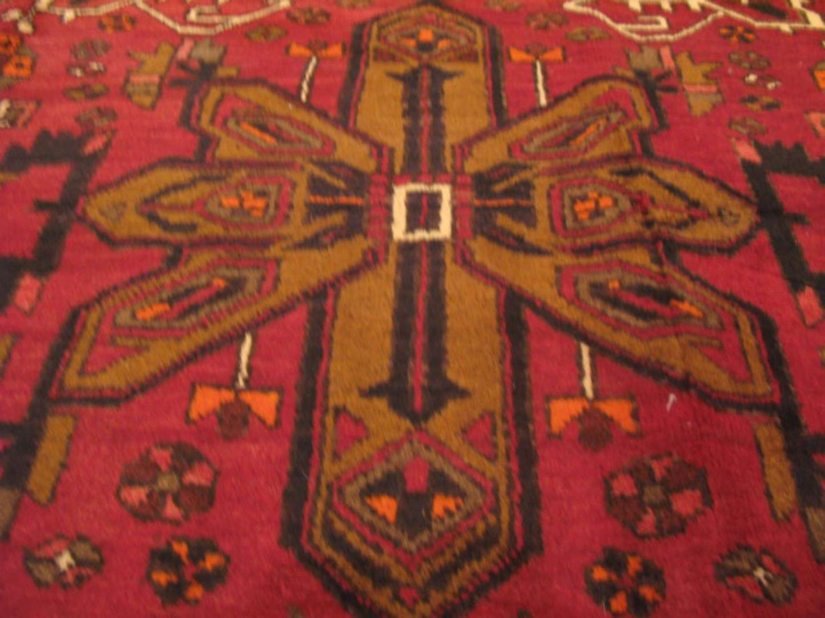 4' 6" x 14' 4" Persian Heriz Runner image 4